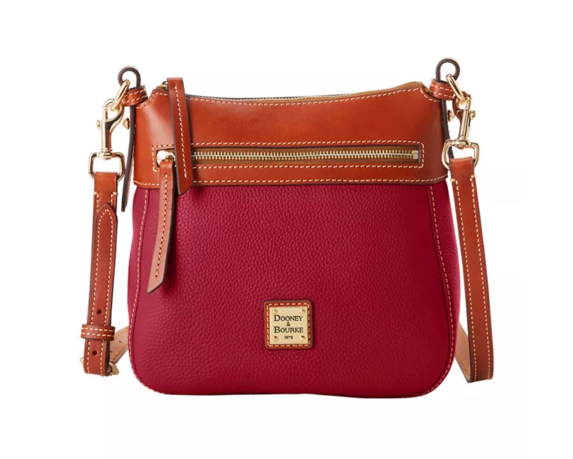 Dooney & Bourke Pebble Grain Crossbody Wine