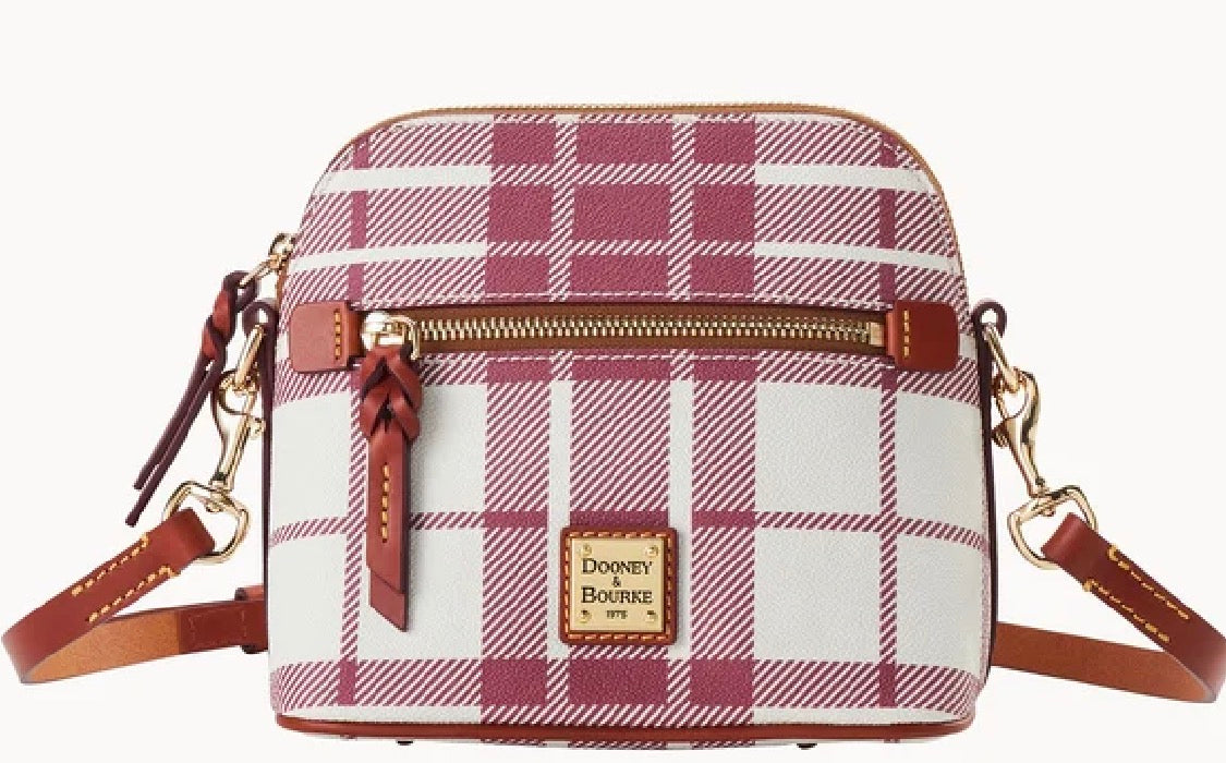 Dooney & Bourke Oxford Domed Crossbody Wine