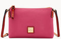 Dooney & Bourke Pebble Grain Crossbody Pouchette Hot Pink